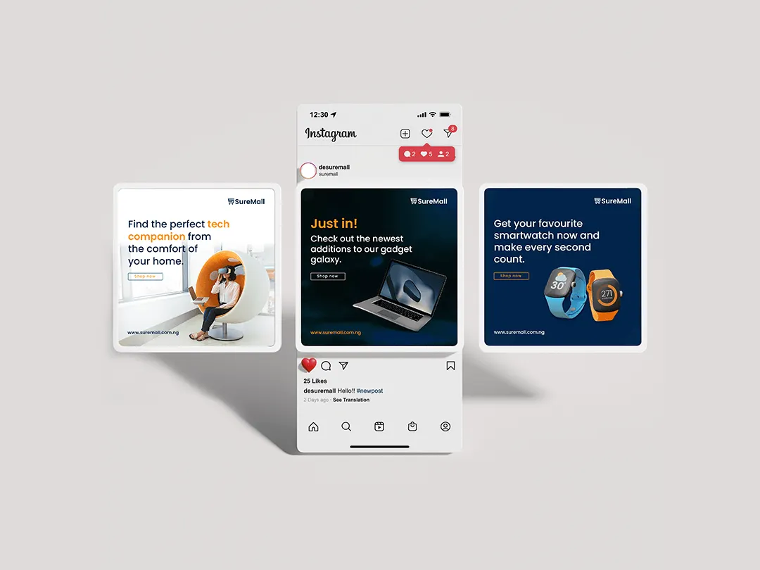 Suremall Brand Identity thumbnail 8